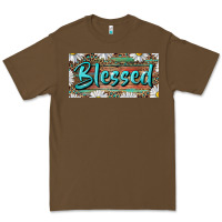 Cacao Blessed With Daisy And Leopard Premium Tee - RanaPortraitStore