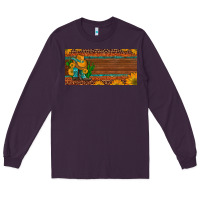 Plum custom cowboy boots sunflowers and cactus license plate Long Sleeve Tee - Artiststas
