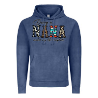 Vintage Denim being nana makes my life complate Vintage Hoodie - CowhideDigitalArt