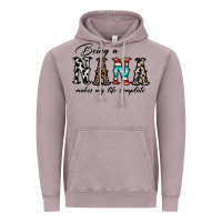 Vintage Zinc being nana makes my life complate Vintage Hoodie - CowhideDigitalArt