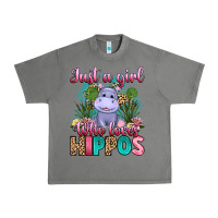 Tornado just a girl who loves hippos Urban Heavy Tee - Artiststas