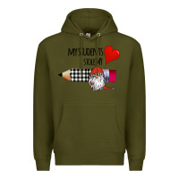Army Green my students stole my heart Premium Hoodie - Bettercallsaul