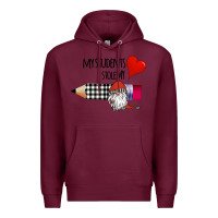 Burgundy my students stole my heart Premium Hoodie - Bettercallsaul