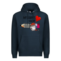 Navy my students stole my heart Premium Hoodie - Bettercallsaul