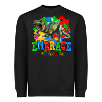 Black embrace difference Heavyweight Sweatshirt - AdoDesignShop