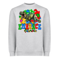 Heather Grey embrace difference Heavyweight Sweatshirt - AdoDesignShop