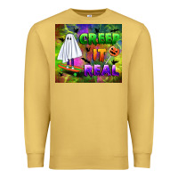 Antique Gold creep it real Premium Sweatshirt - BundleAndBundleShop