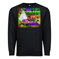 Black creep it real Premium Sweatshirt - BundleAndBundleShop