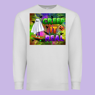 Creep It Real Premium Sweatshirt Designed By Bundleandbundleshop