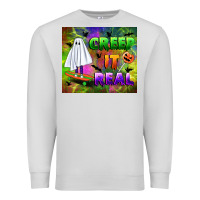 Dove Grey creep it real Premium Sweatshirt - BundleAndBundleShop