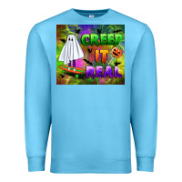 Ocean Blue creep it real Premium Sweatshirt - BundleAndBundleShop