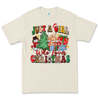 Just A Girl Who Loves Christmas Premium Tee | Teevron