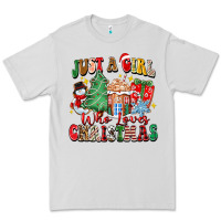 Dove Grey just a girl who loves christmas Premium Tee - Zillion Design Studio