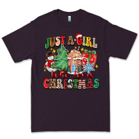 Plum just a girl who loves christmas Premium Tee - Zillion Design Studio