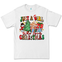 White just a girl who loves christmas Premium Tee - Zillion Design Studio