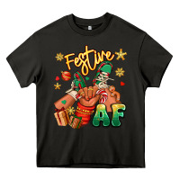 Asphalt festive af christmas black kid sneakers Heavy Core Tee - RanaPortraitStore