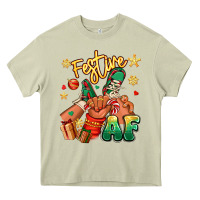 Mossy festive af christmas black kid sneakers Heavy Core Tee - RanaPortraitStore
