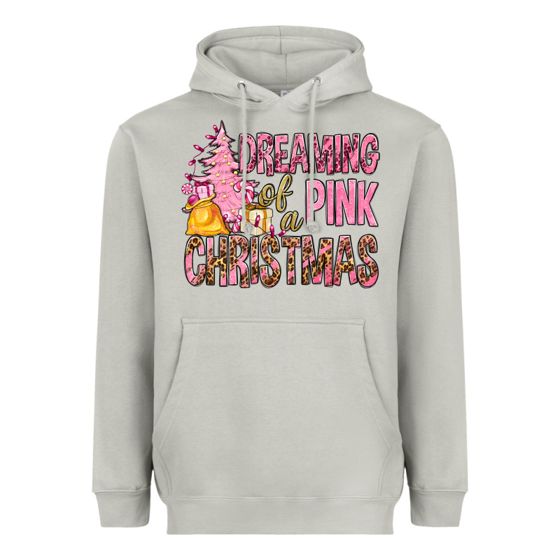 Dreaming Of A Pink Christmas Heavyweight Hoodie by BundleAndBundleShop | Teevron