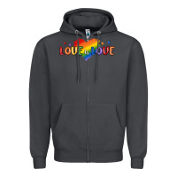 Smoke love is love lgbtq Zipper Hoodie - MaliasSmallBusiness