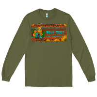 Army Green preview custom cowboy boots sunflowers and cactus license plate Long Sleeve Tee - Artiststas