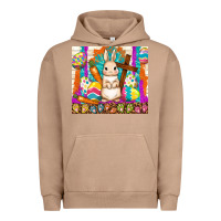 Pigment Burro easter day rabbit Urban Hoodie - TumblerDesignByShophia