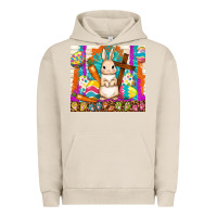 Pigment French Oak easter day rabbit Urban Hoodie - TumblerDesignByShophia