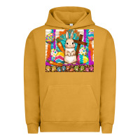 Pigment Peanut Butter easter day rabbit Urban Hoodie - TumblerDesignByShophia