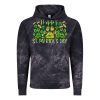Cloud Black heppy st. patricks day Vintage Hoodie - RacoonDesign