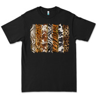 Black western animal patterns brushstoke Premium Tee - BarkalooDesign