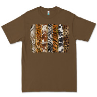 Cacao western animal patterns brushstoke Premium Tee - BarkalooDesign
