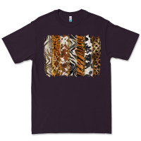 Plum western animal patterns brushstoke Premium Tee - BarkalooDesign