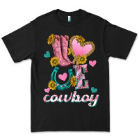 Black love western cowboy Premium Tee - texasbilliewilder