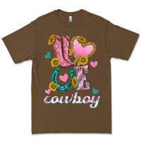Cacao love western cowboy Premium Tee - texasbilliewilder