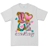 Dove Grey love western cowboy Premium Tee - texasbilliewilder