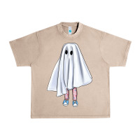 French Oak cute ghost Urban Heavy Tee - BundleAndBundleShop
