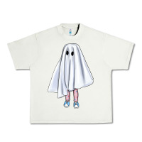 Pistachio cute ghost Urban Heavy Tee - BundleAndBundleShop