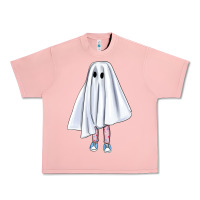 Salmon cute ghost Urban Heavy Tee - BundleAndBundleShop