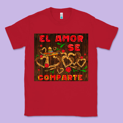 El Amor Se Comparte With Churros Classic Tee Designed By Adodesignshop