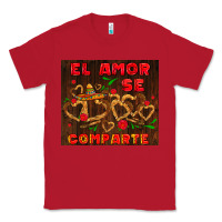 Red el amor se comparte with churros Classic Tee - AdoDesignShop