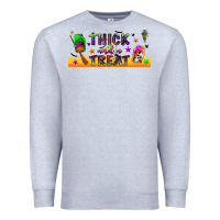 Heather Grey thick and a treat libbey glass Premium Sweatshirt - BundleAndBundleShop