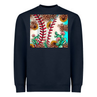 Navy baseball leopard turquoise cactus sunflower Heavyweight Sweatshirt - JahusDesignShop
