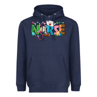 Navy Easter Nurse Heavyweight Hoodie - BundleAndBundleShop