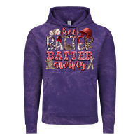 Cloud Purple hey batter batter swing Vintage Hoodie - RacoonDesign