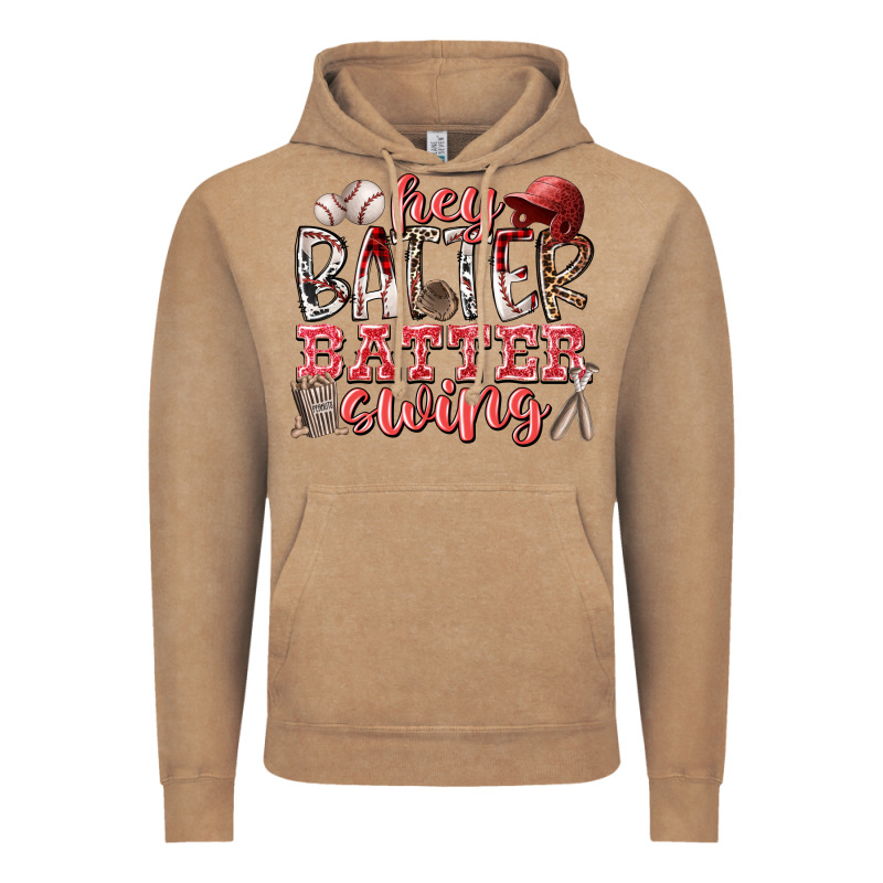 Hey Batter Batter Swing Vintage Hoodie by RacoonDesign | Teevron