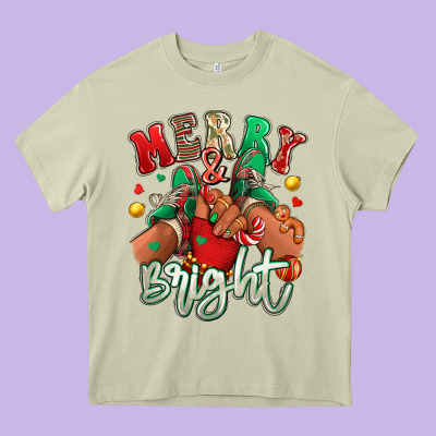 Heavy Core Tee merry and bright black kid sneakers