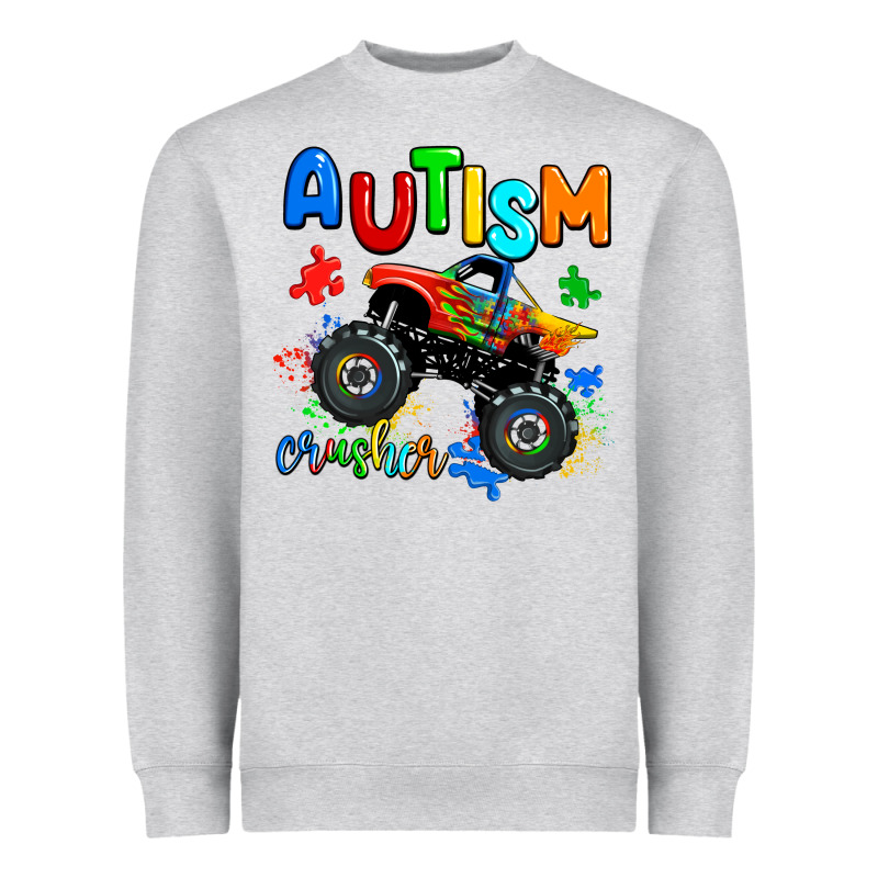 Autism Crusher Heavyweight Sweatshirt by AdoDesignShop | Teevron