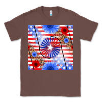 Chestnut patriotic usa flag and sunflower Classic Tee - BundleAndBundleShop