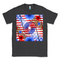 Patriotic Usa Flag And Sunflower Classic Tee | Teevron