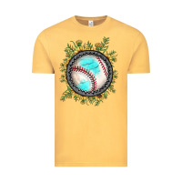 Vintage Mustard baseball gemstone sunflower Vintage Tee - JahusDesignShop
