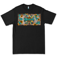 Black Blessed With Sunflower And Gemstone Premium Tee - RanaPortraitStore